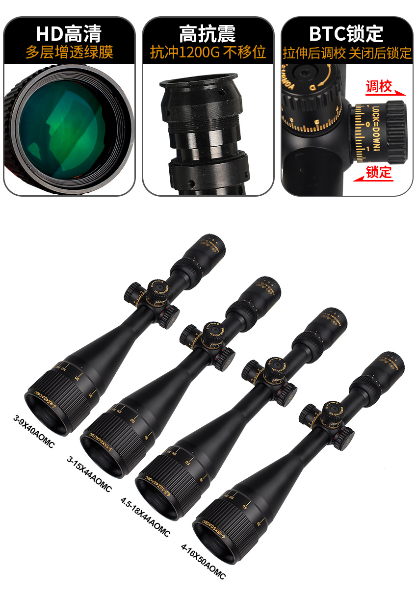 光学瞄准镜的效果,光学瞄准镜的作用