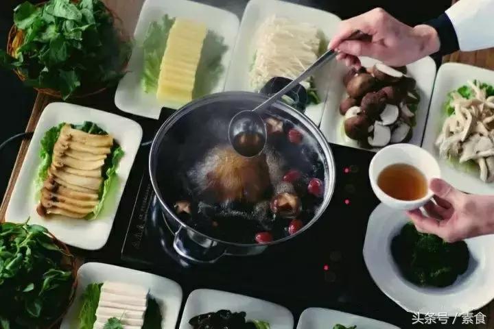 素火锅素食,清淡的素火锅