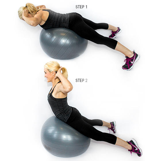 瑜伽球100个经典动作好看,瑜伽球怎么使用瘦全身