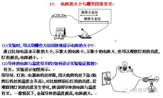 （全精!）中考物理冲刺——实验题“关注事项”总结归纳！