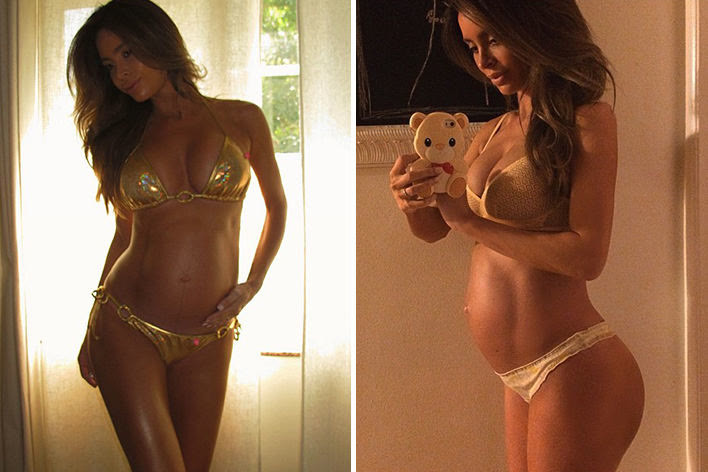 读完佟丽娅的孕期日记，怀孕前后都能是slim少女。