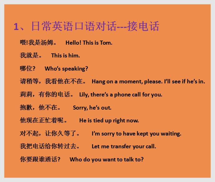 英语口语对话不会怎么办,常用英语口语基本交流五句