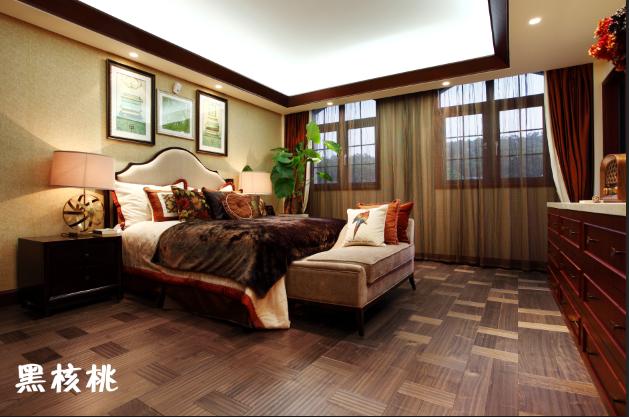 大自然黑胡桃实木地板是什么木材,大自然北美黑胡桃纯实木地板