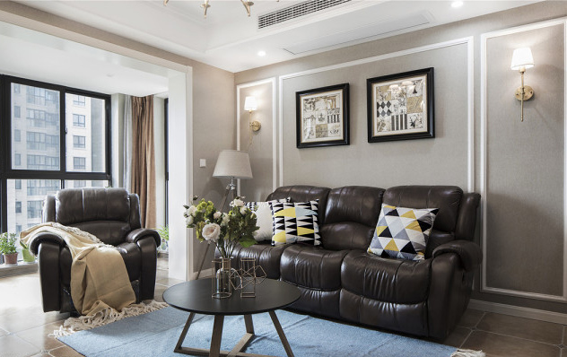 呼和浩特中海蓝湾联排别墅样板间,呼和浩特中海蓝湾一室一厅