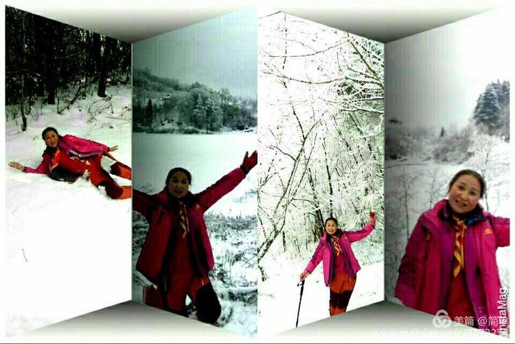 天池长白山雪岭,雨天天池山