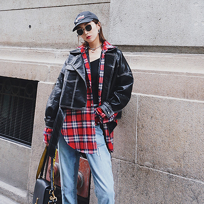 黑色皮衣怎么穿，教你一招，让你百搭不迷路