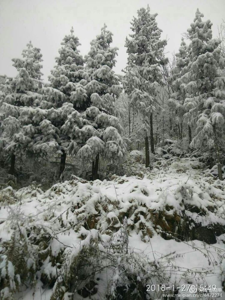 天池长白山雪岭,雨天天池山