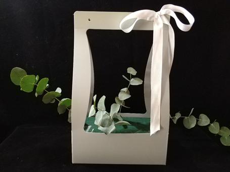 长方形插花篮教程新手入门,初学手提花篮的视频教程