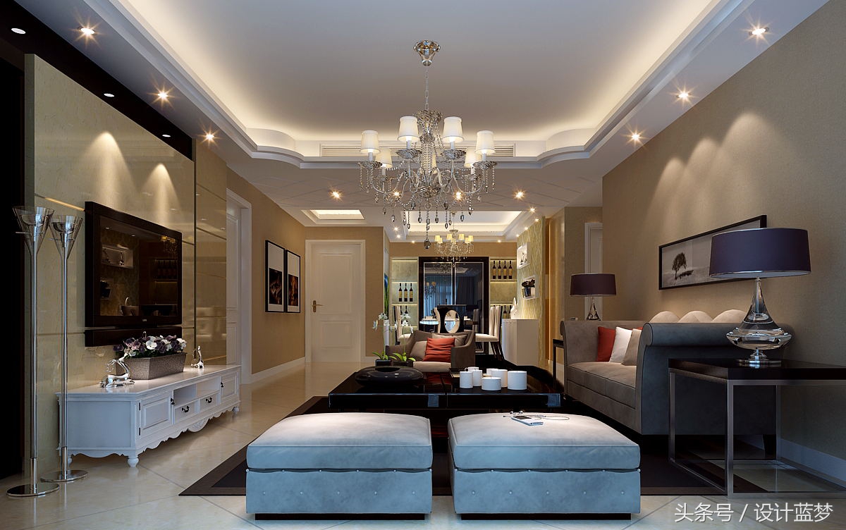 大面积墙面怎么设计好看又省钱,越简单越高级墙面设计