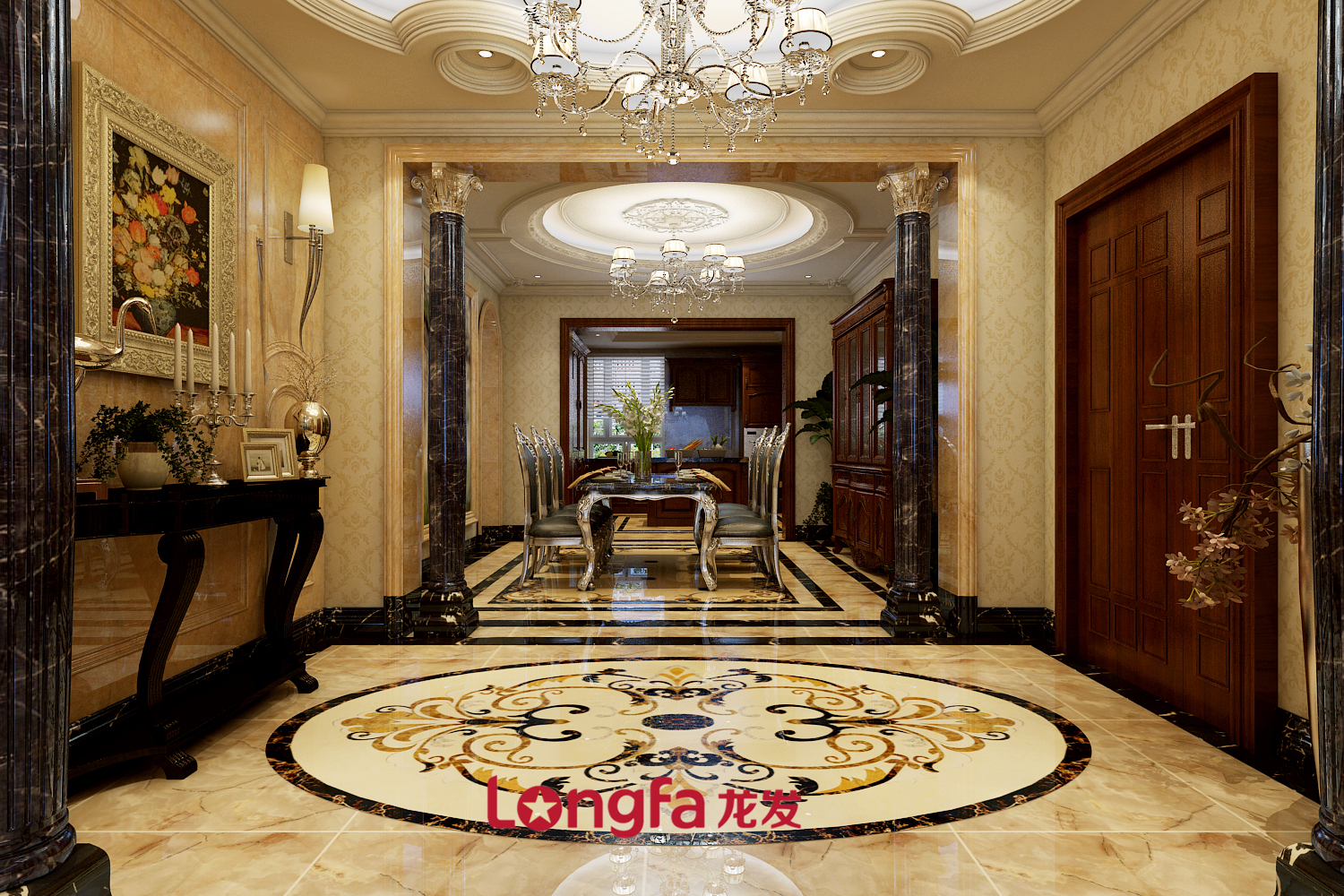 龙发装饰精装效果图北欧风,哈尔滨龙发装饰公司