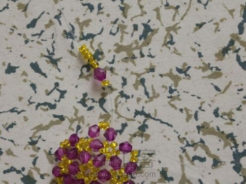 伞的串珠方法,小雨伞串珠