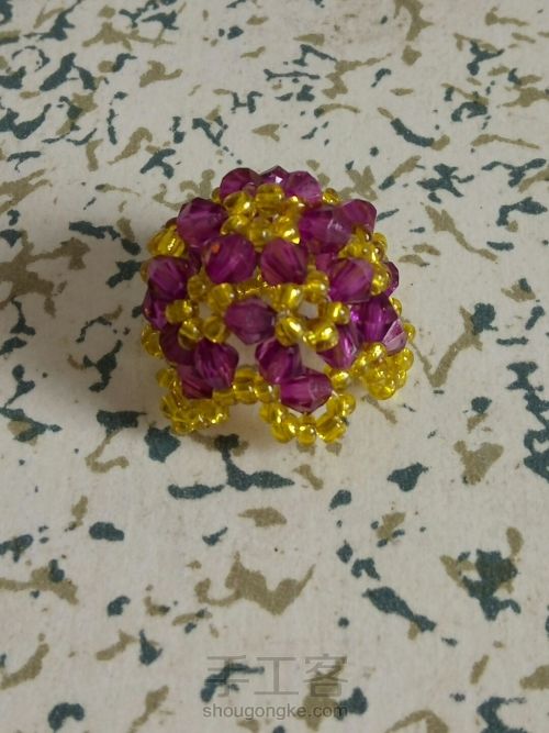 伞的串珠方法,小雨伞串珠