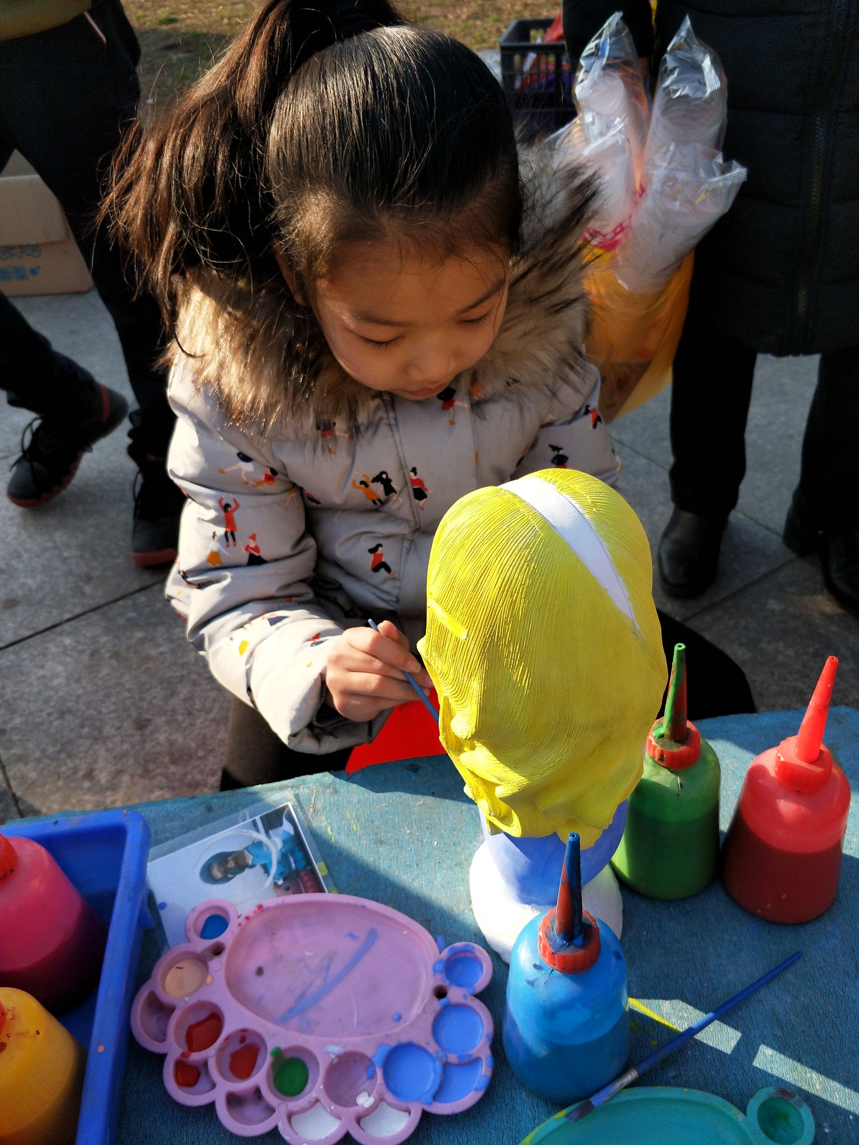 diy好玩石膏娃娃图片,石膏娃娃diy上色搞笑