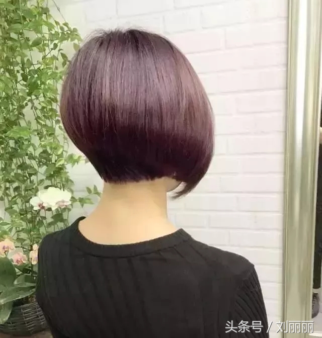 沙宣立体内扣短发型,好看的沙宣短发型