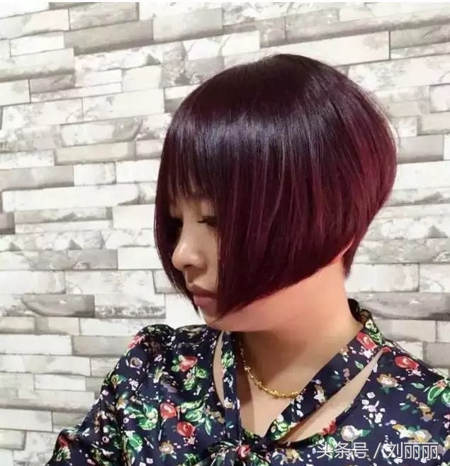 沙宣立体内扣短发型,好看的沙宣短发型