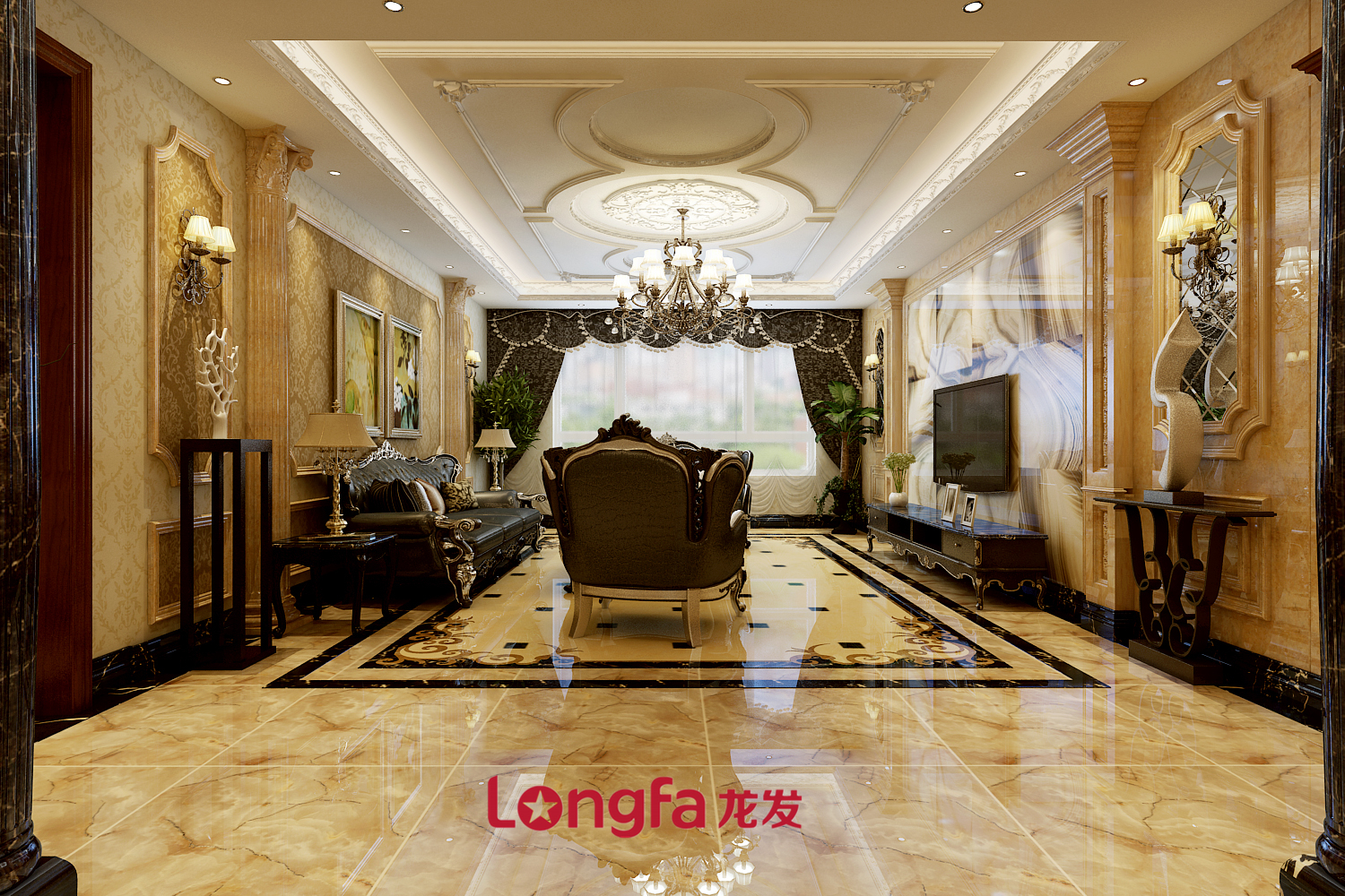 龙发装饰精装效果图北欧风,哈尔滨龙发装饰公司