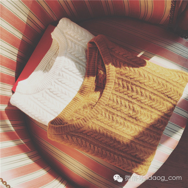 复古风宽松毛衣,复古麻花毛衣中长款羊绒