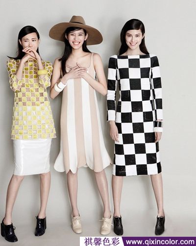 服装搭配：超模演绎2013新女性的“摩登时代”