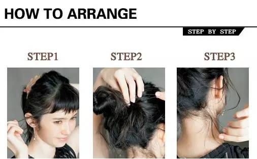 头发少丸子头的扎法简单易学好看,30-40岁简易减龄扎法发量少