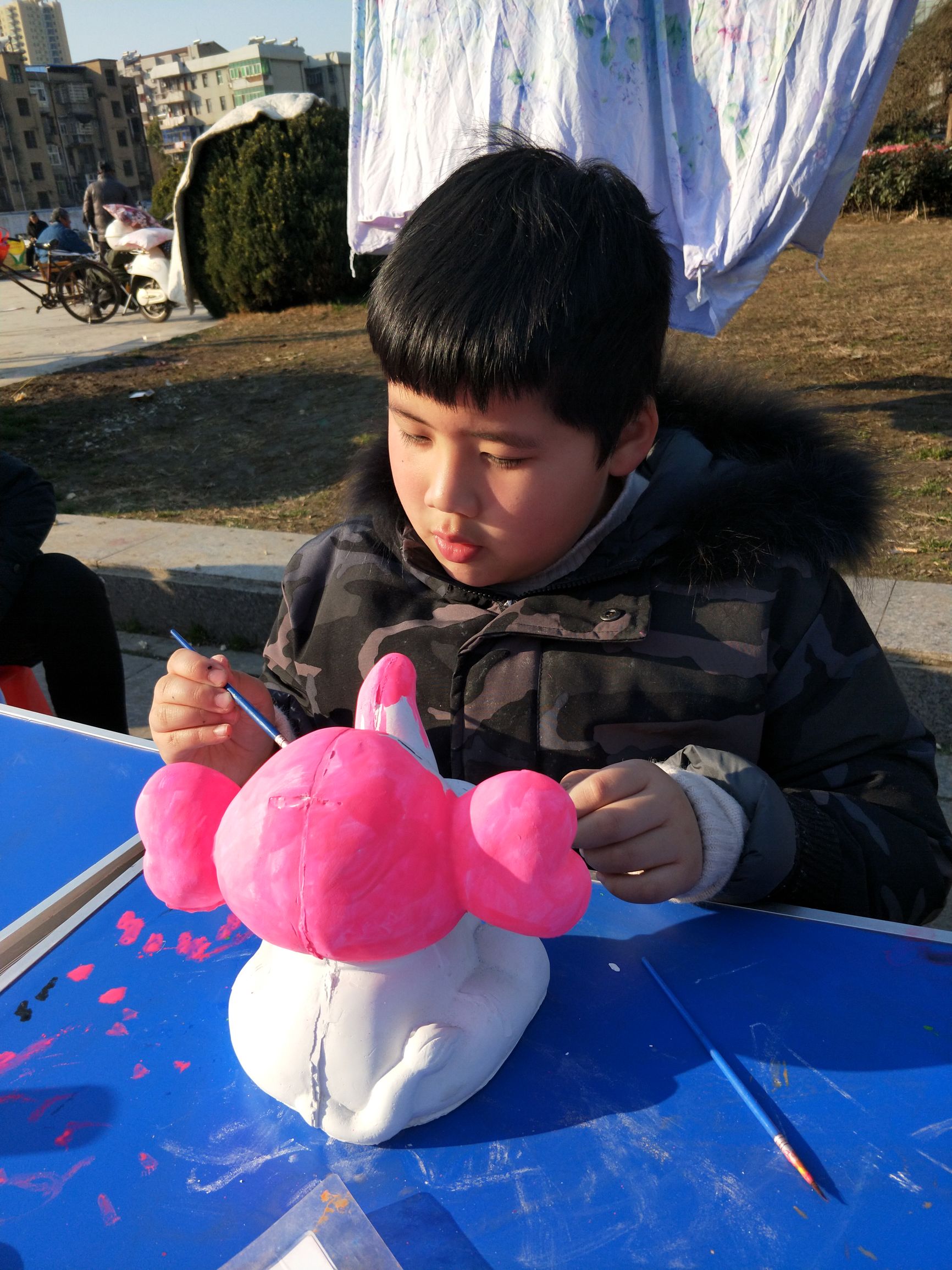 diy好玩石膏娃娃图片,石膏娃娃diy上色搞笑