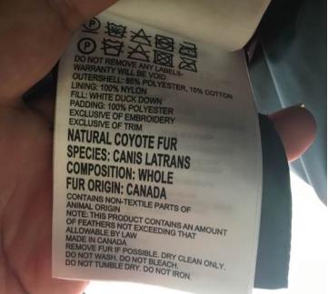 加拿大鹅衣服内标,加拿大鹅衣服标志黑白