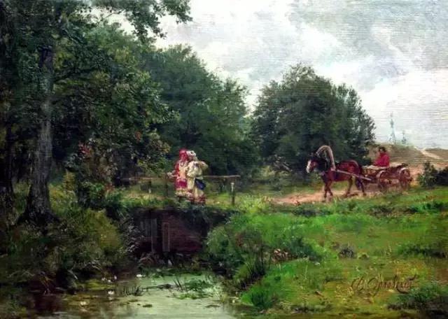 意象油画名家作品,当代中国油画名家写生风景