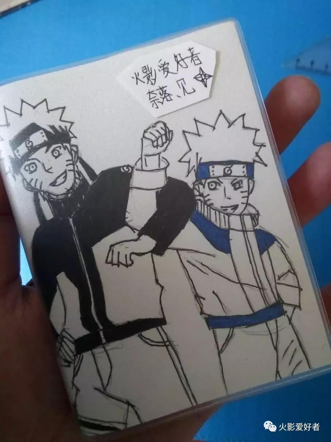 火影手绘集合,手绘火影忍者教程圆珠笔