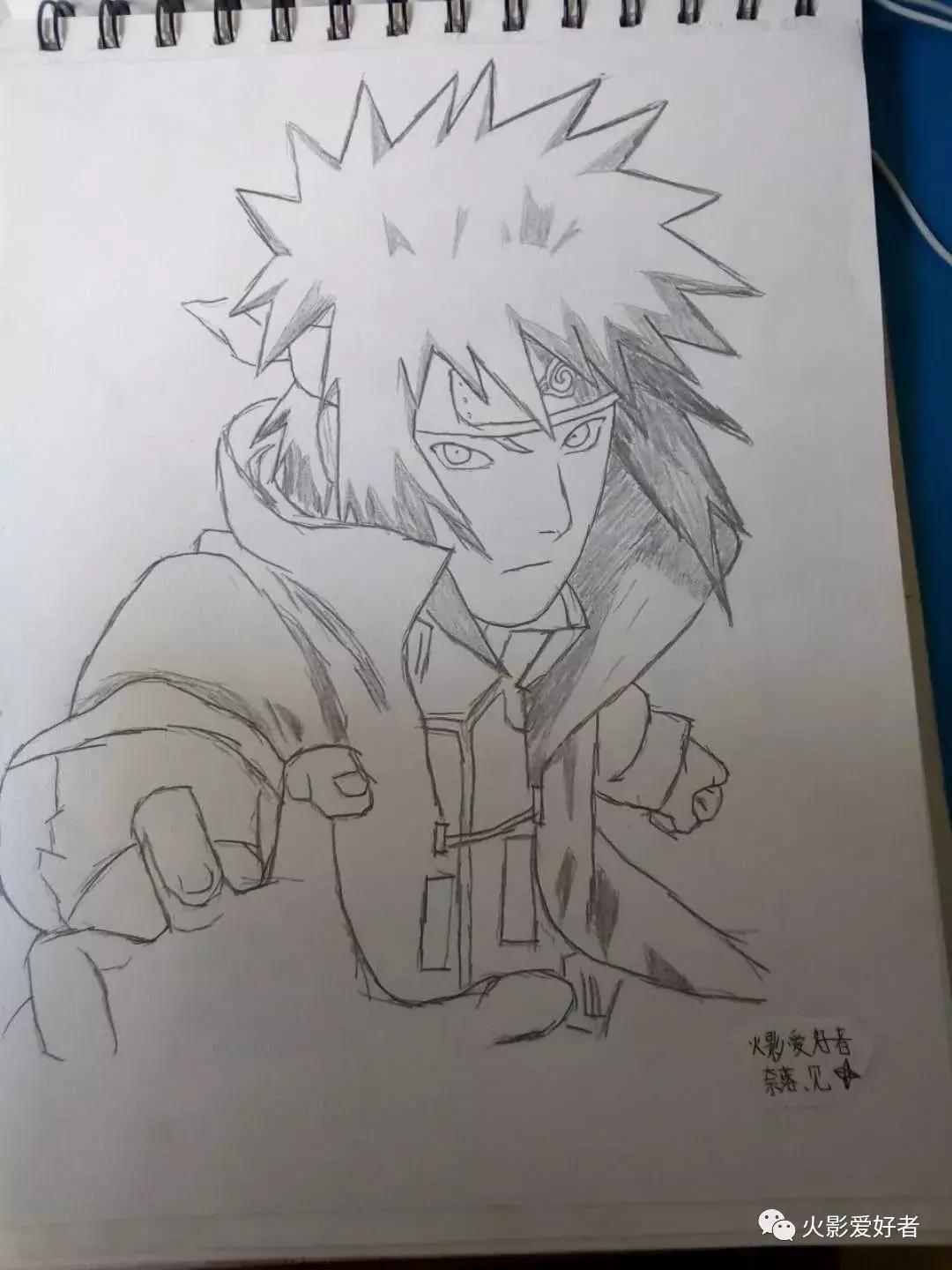 火影手绘集合,手绘火影忍者教程圆珠笔