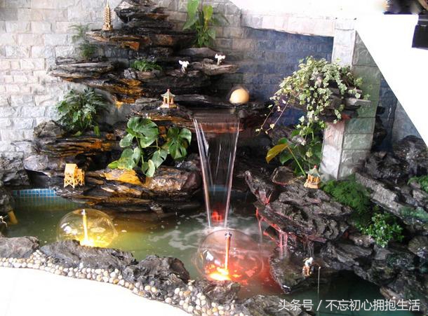 鱼池假山青苔有很多幼虫,假山长青苔好养鱼吗