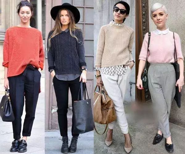 脚踝处开叉的裤子,脚踝处有毛毛的裤子