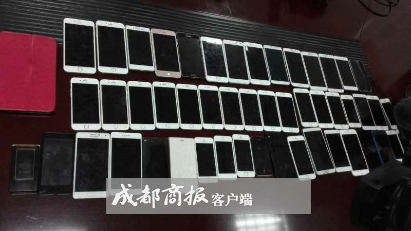 被偷手机80余部,180部手机被盗