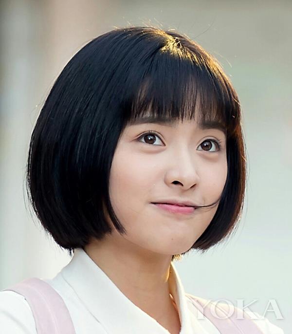 剪个齐刘海更可爱了,剪个齐刘海的发型