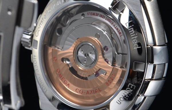 欧米茄星座蓝色表盘女,欧米茄蓝色星空限量