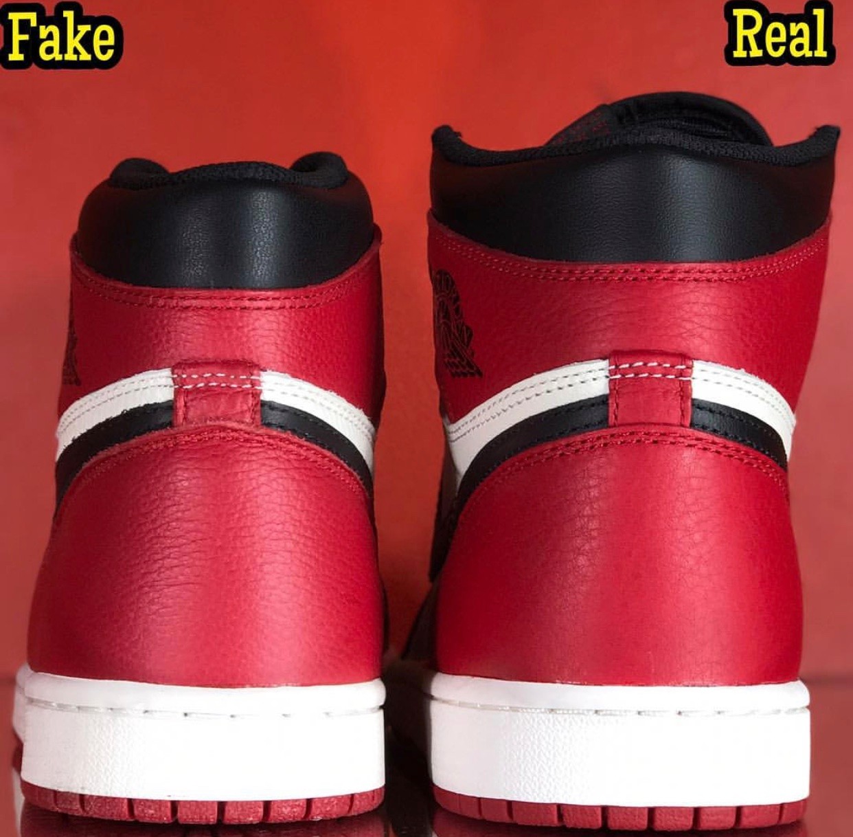 aj1bred真假,怎么分辨aj1的真假低帮