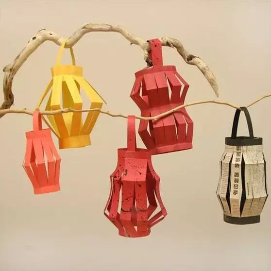 元宵节小灯笼手工怎么做,元宵节小灯笼彩纸制作