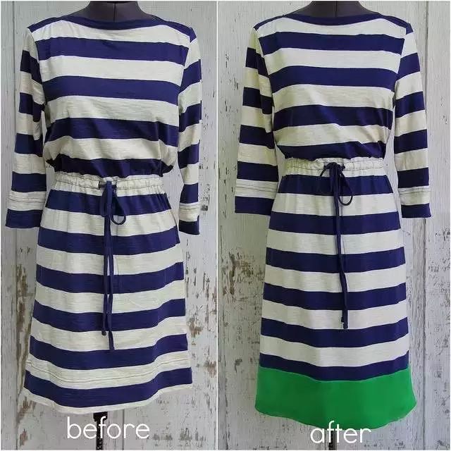 衣服又宽又长怎么改造小技巧,短款衣服太短了怎么补救