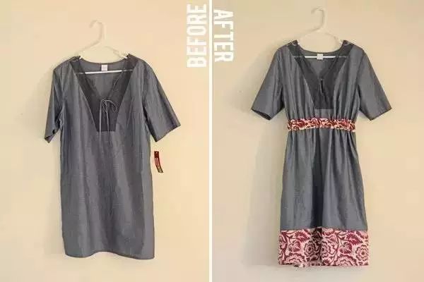 衣服又宽又长怎么改造小技巧,短款衣服太短了怎么补救