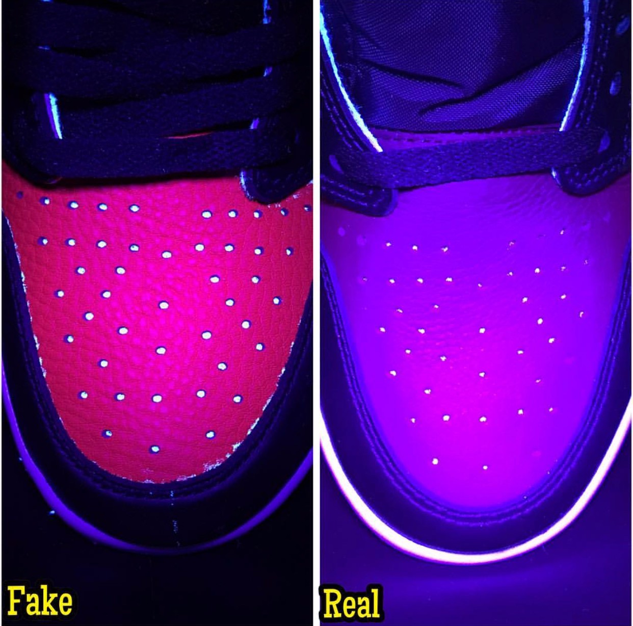 aj1bred真假,怎么分辨aj1的真假低帮