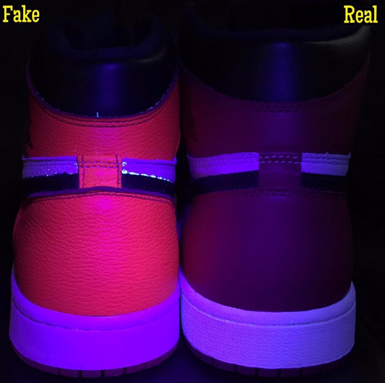 aj1bred真假,怎么分辨aj1的真假低帮