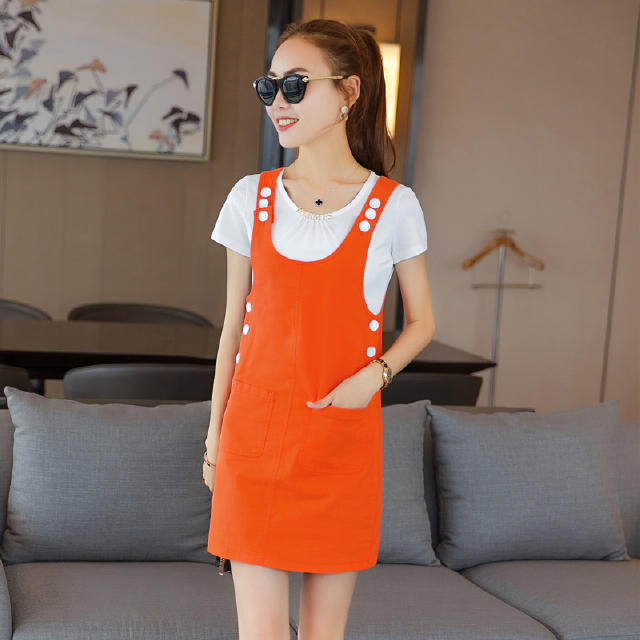 各样式的背带穿搭,背带新款洋气减龄搭配