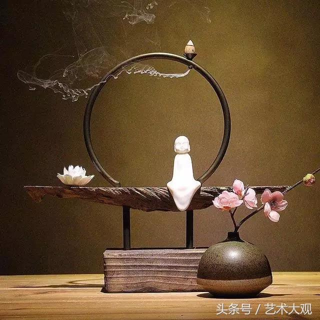 禅意雕塑作品,陶艺雕塑