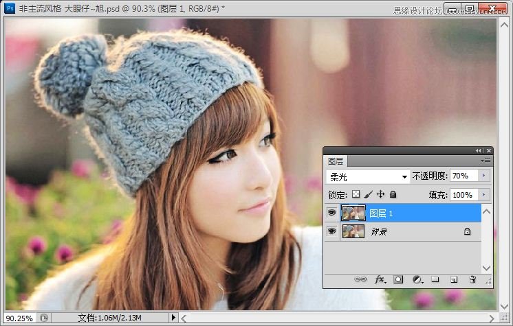 ps室内复古少女怎么调色,ps欧美时尚风格调色