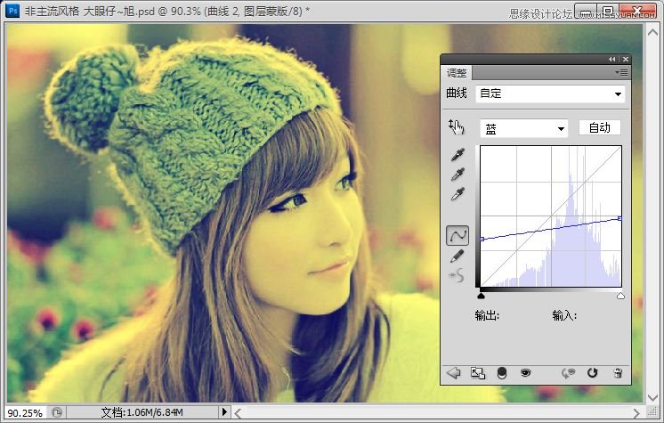ps室内复古少女怎么调色,ps欧美时尚风格调色
