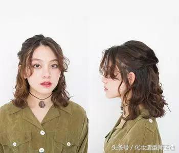 烫发后怎么扎好看短发,烫发后怎么扎好看2019