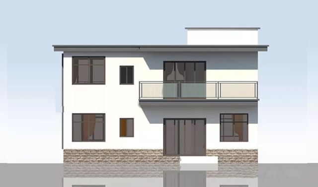 二层民宅美式轻奢装修,二层独院室内装修中式风格