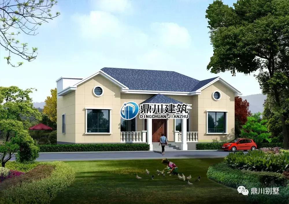 农村一层100平方轻钢别墅要多少钱,11款一层农村别墅