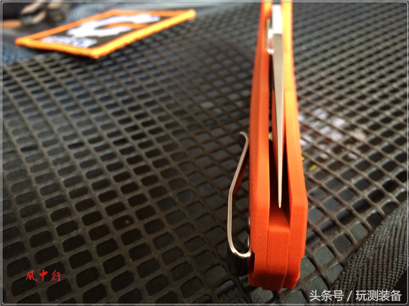 悍迪HARNDS双子星橙色柄户外*刀折**评测