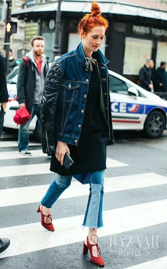 牛仔夹克该怎么穿,牛仔夹克怎样穿