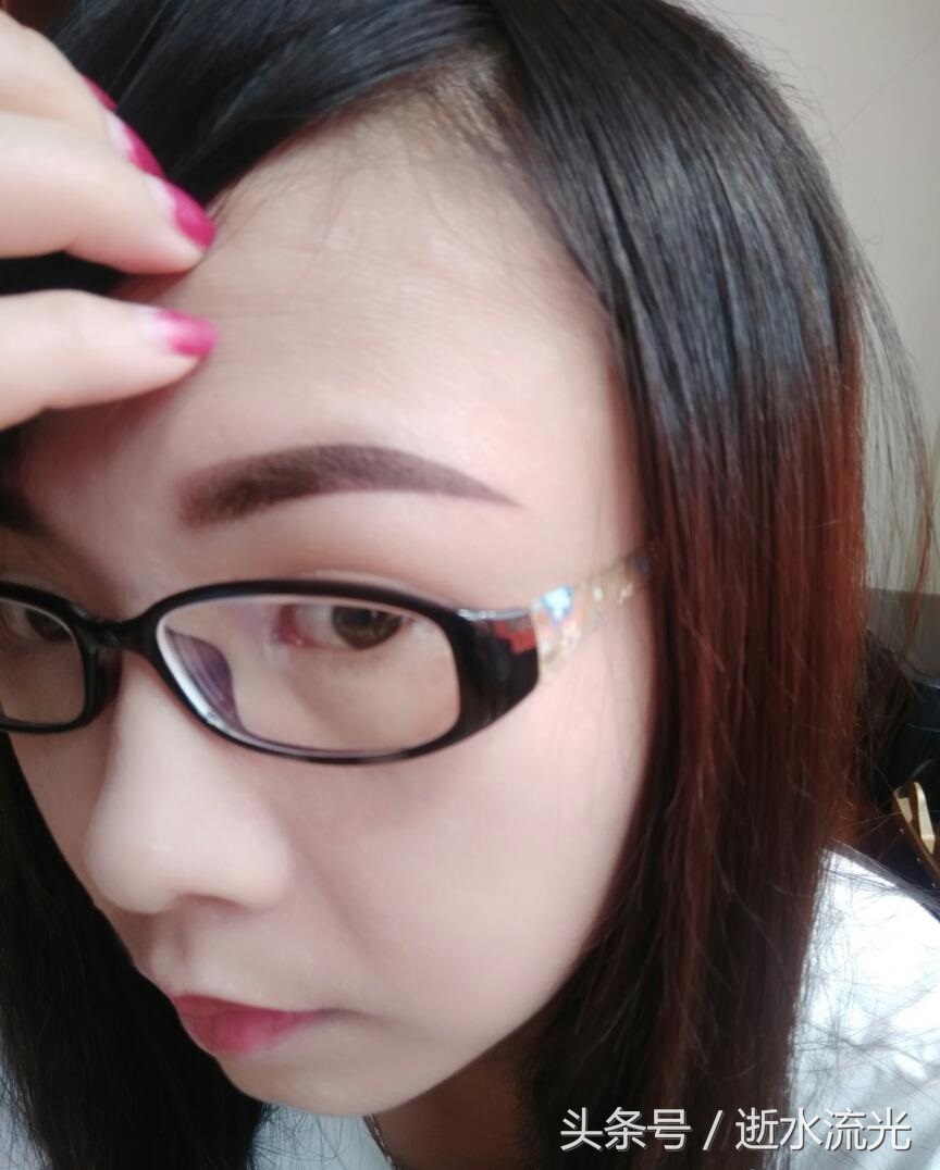 女生纹眉后1-7天恢复图,纹眉第十一天已经很自然了