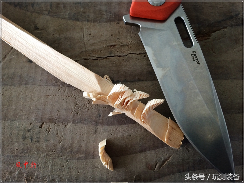 悍迪HARNDS双子星橙色柄户外*刀折**评测